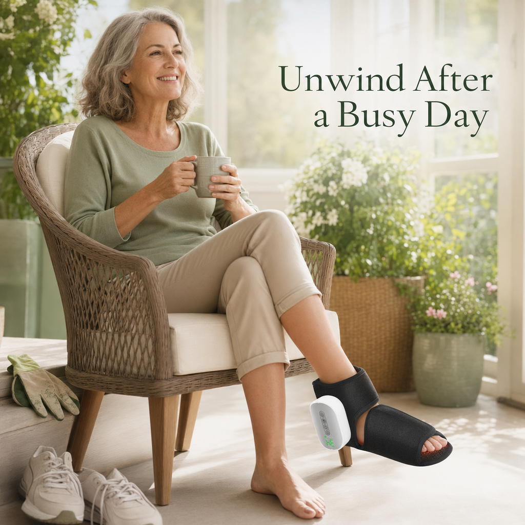 Heated Air Compression Foot & Ankle Massager