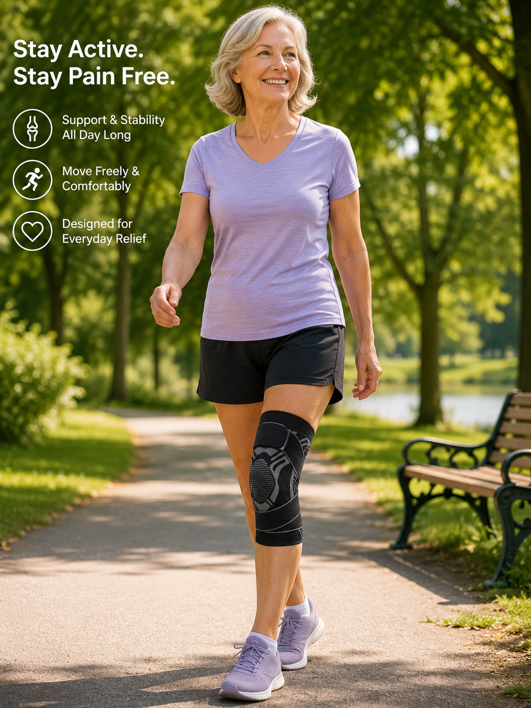 Premium Compression Knee Support Brace