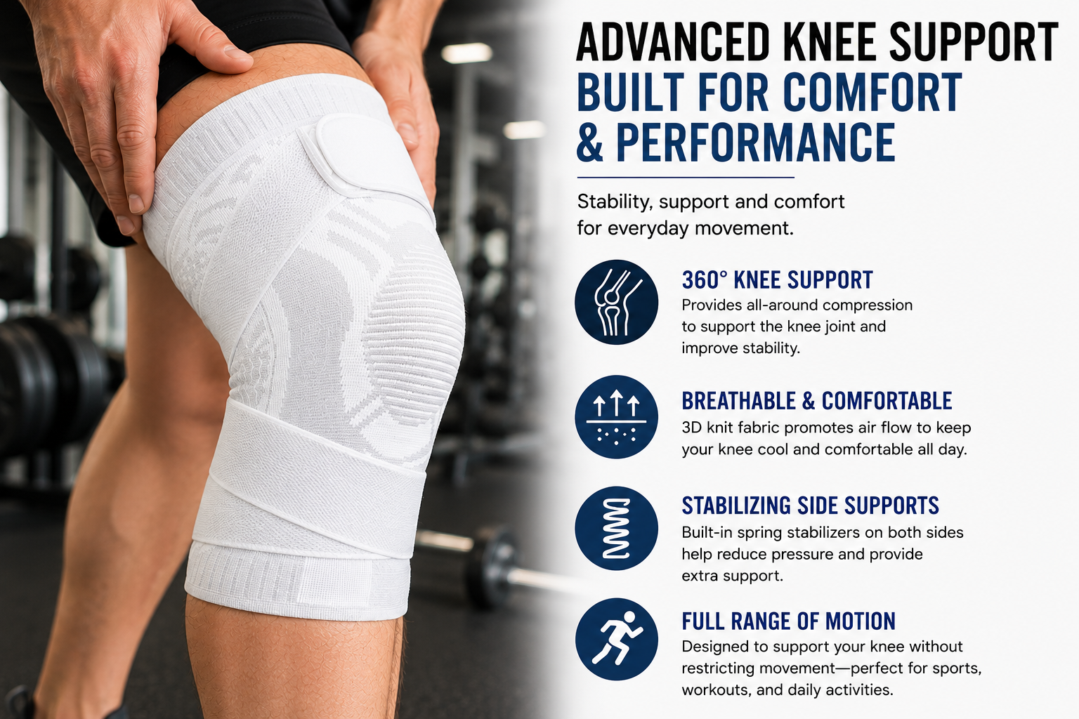 Premium Compression Knee Support Brace