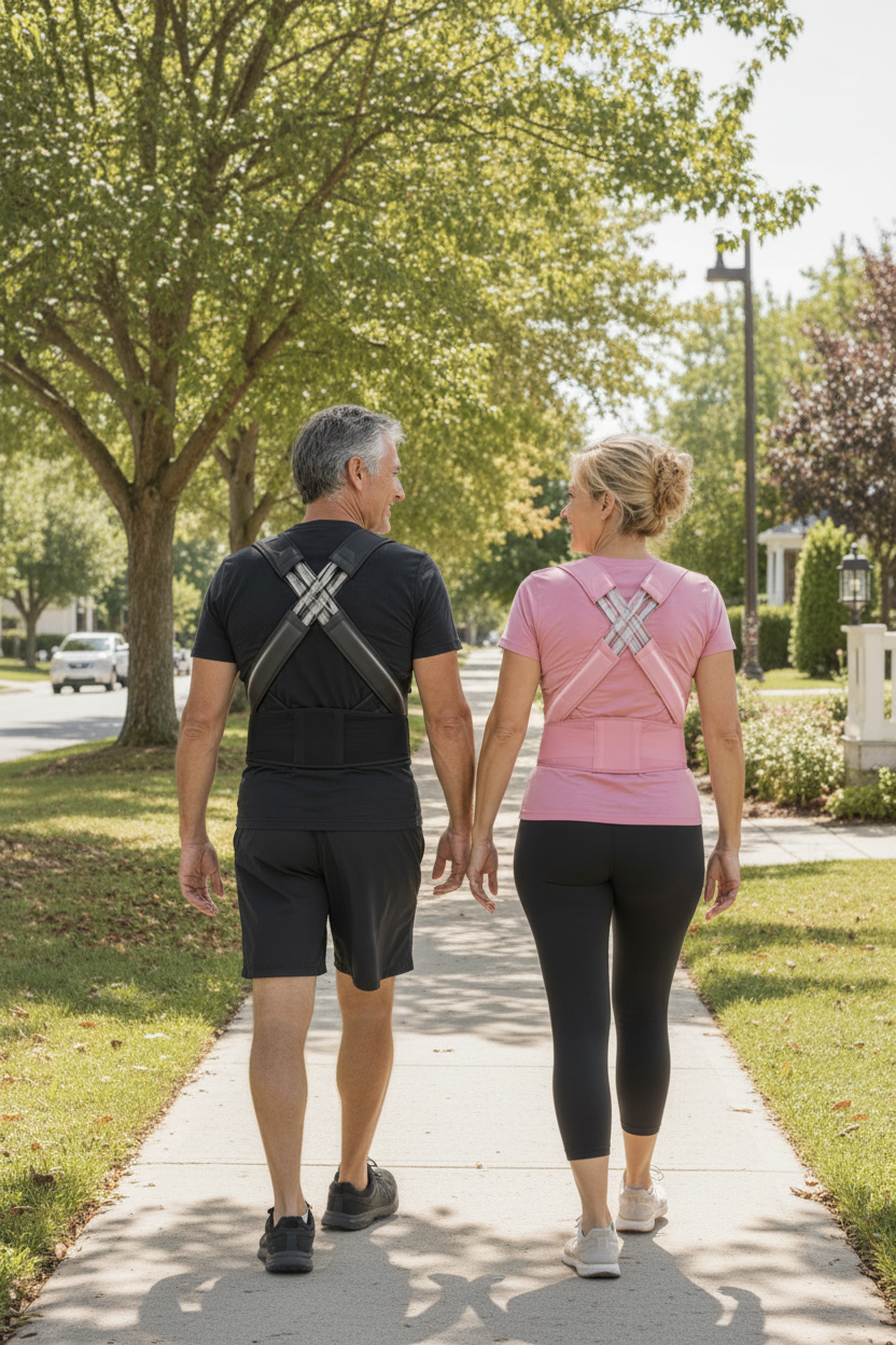 Ultra-Comfort Adjustable Back & Shoulder Support