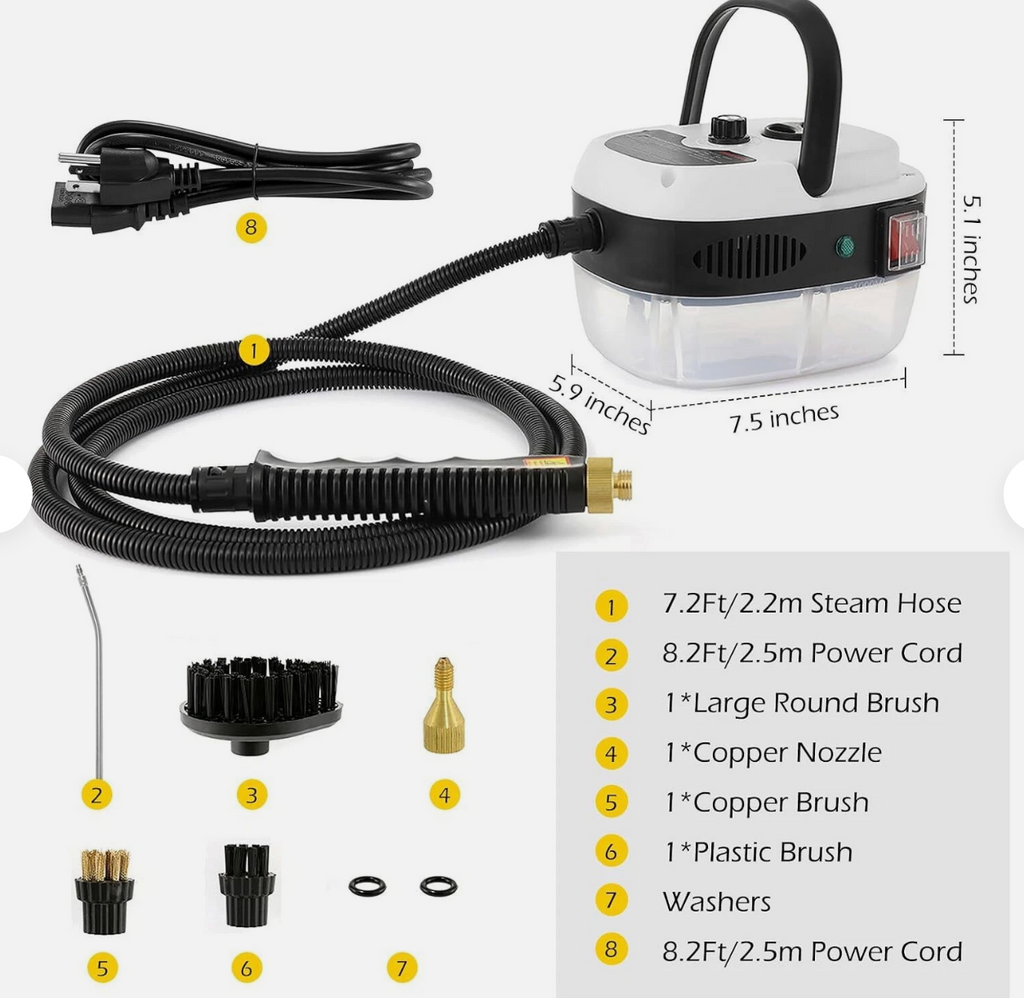 Deep Clean High-Pressure Steam Cleaner