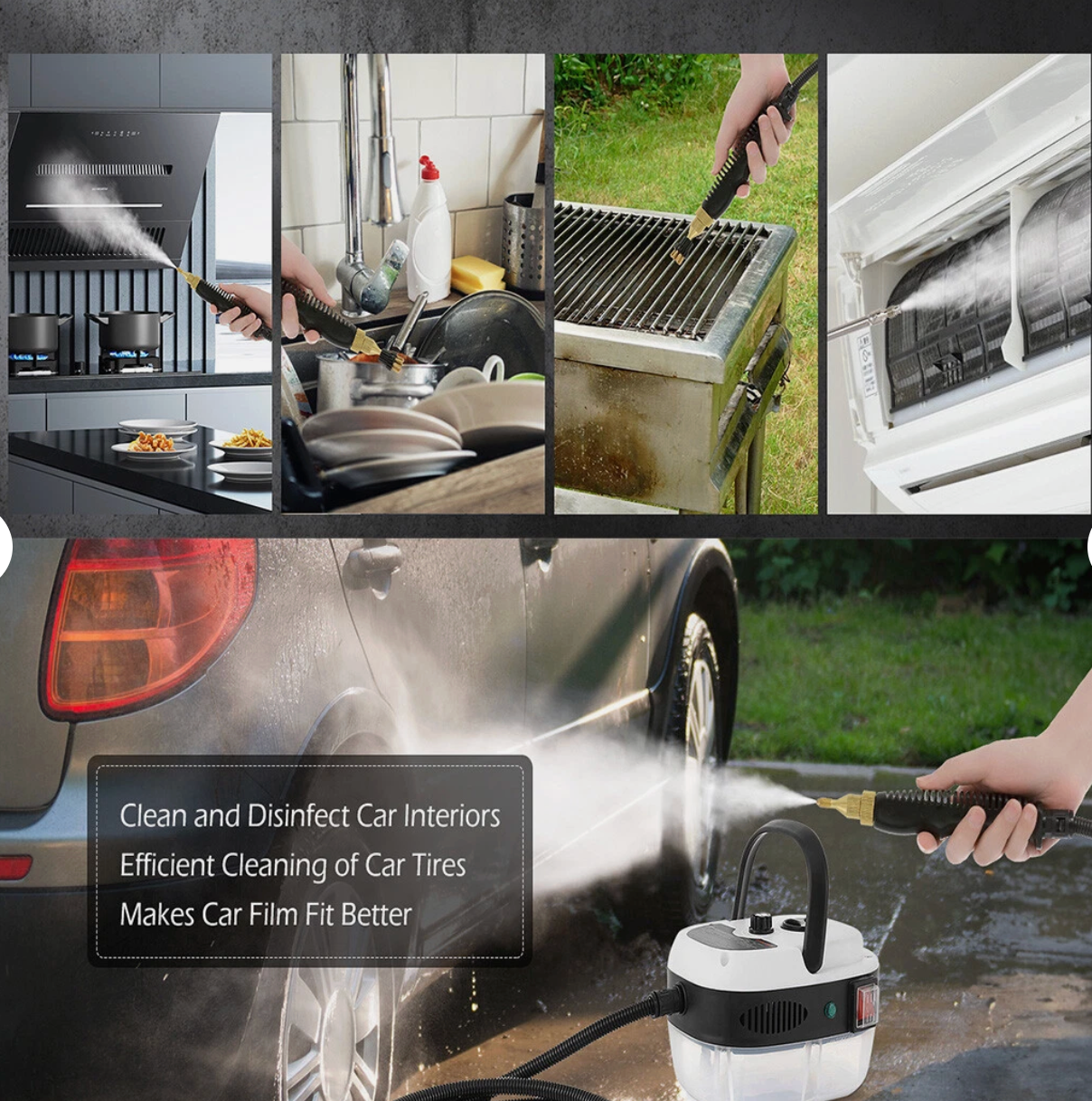 Deep Clean High-Pressure Steam Cleaner