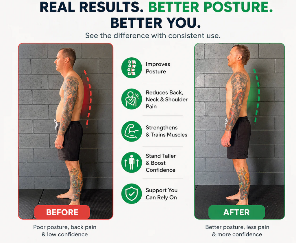 Ultra-Comfort Adjustable Back & Shoulder Support