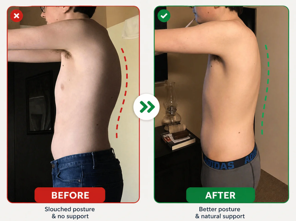 Ultra-Comfort Adjustable Back & Shoulder Support